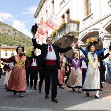 Le retour du Cortège - Foire du Valais